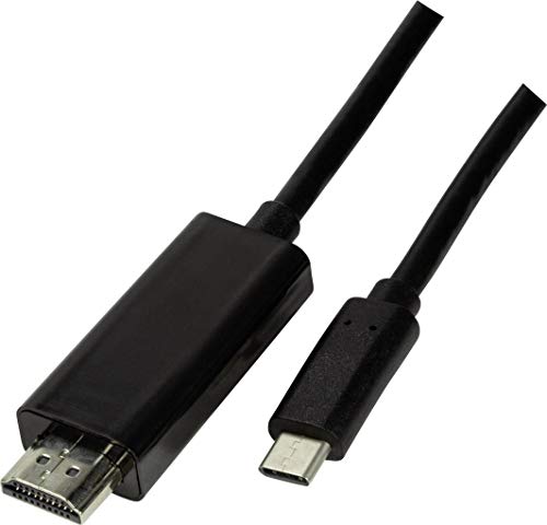 LogiLink UA0329 - USB-C auf HDMI High Speed Anschlusskabel, Thunderbolt 3 kompatibel, 1,8m Schwarz LogiLink UA0329 - USB-C auf HDMI High Speed Anschlusskabel, Thunderbolt 3 kompatibel, 1,8m Schwarz von Logilink