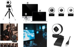 LogiLink UA0384 Webcam LL1 Stream, USB 2.0, HD 1920x1080, 76 degree, black (UA0384) von Logilink
