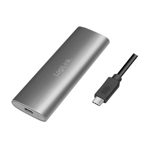 LogiLink UA0389 SATA-Festplatten-Gehäuse M.2 PCIe NVMe SSD, M.2 SATA SSD USB-C® von Logilink