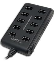 LogiLink USB 2.0 10-Port Hub with On/Off Switch, UA0125 (with On/Off Switch) von Logilink