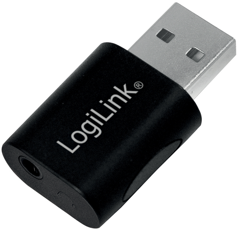 LogiLink USB 2.0 Audioadapter mit 3,5 mm TRRS Kupplung von Logilink