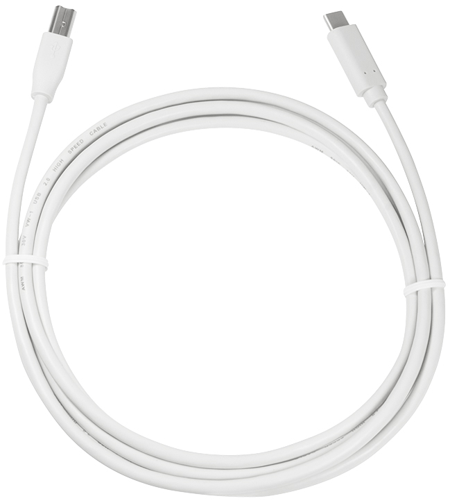 LogiLink USB 2.0 Kabel, USB-C - USB-B Stecker, 2,0 m, grau von Logilink