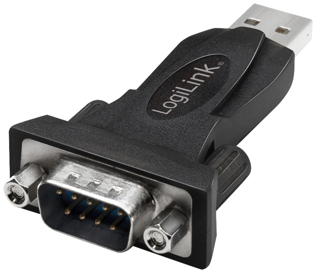 LogiLink USB 2.0 - RS232 Adapter mit Verlängerungskabel von Logilink