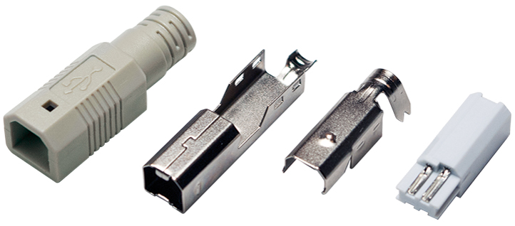 LogiLink USB 2.0 Steckverbinder, USB-B Stecker, Lötversion LogiLink USB 2.0 Steckverbinder, USB-B Stecker, Lötversion von Logilink