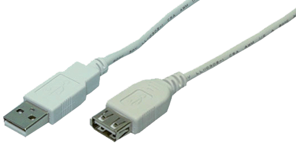 LogiLink USB 2.0 Verlängerungskabel, grau, 3,0 m von Logilink