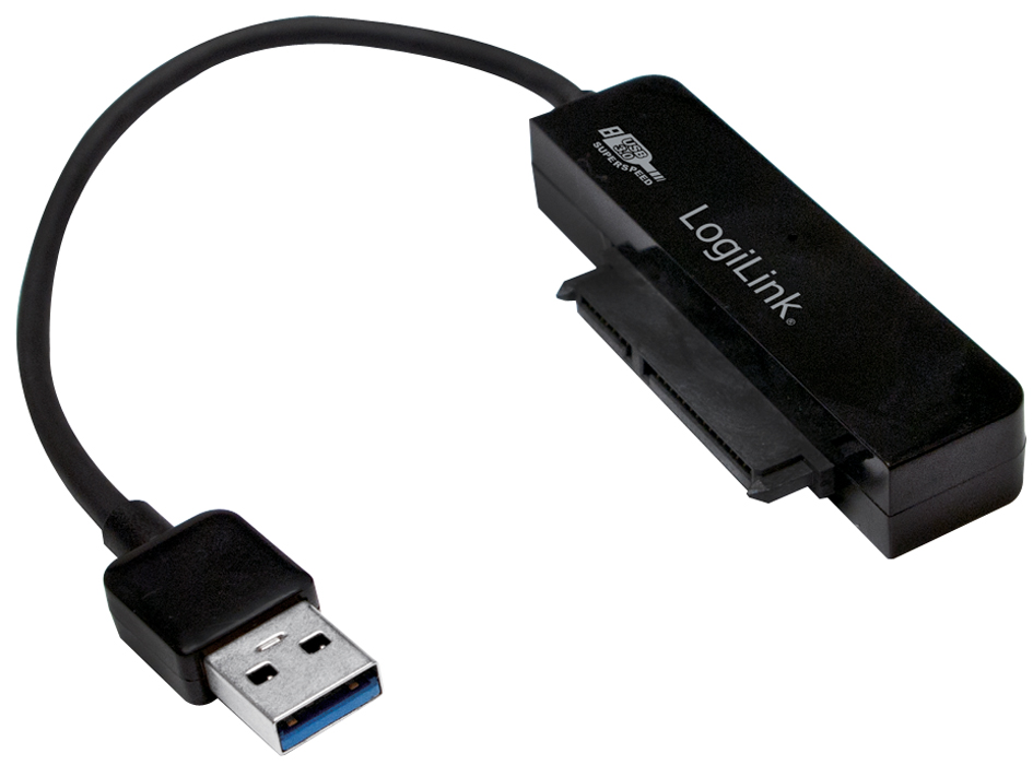 LogiLink USB 3.0 - 2,5,  SATA Adapterkabel, schwarz von Logilink