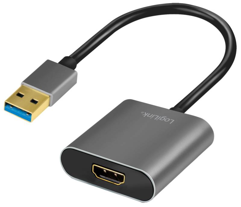 LogiLink USB 3.0 - HDMI Grafikadapter, schwarz von Logilink