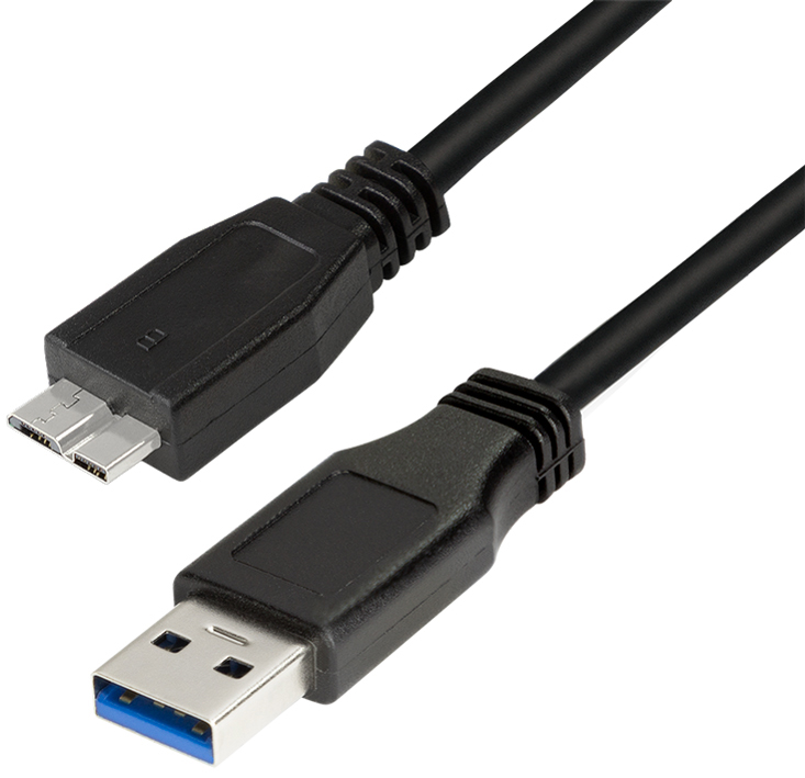 LogiLink USB 3.0 Kabel, USB-A - USB-B Micro Stecker, 0,6 m von Logilink
