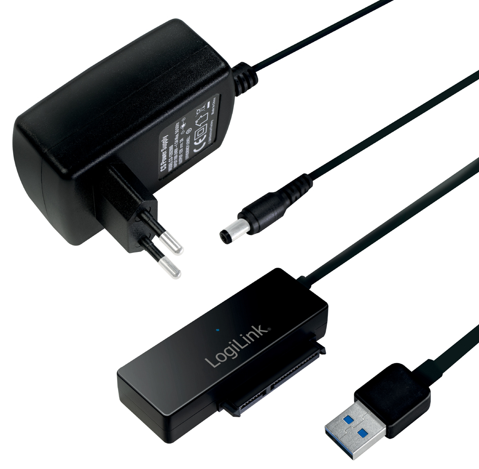 LogiLink USB 3.0 - SATA Adapterkabel, schwarz von Logilink
