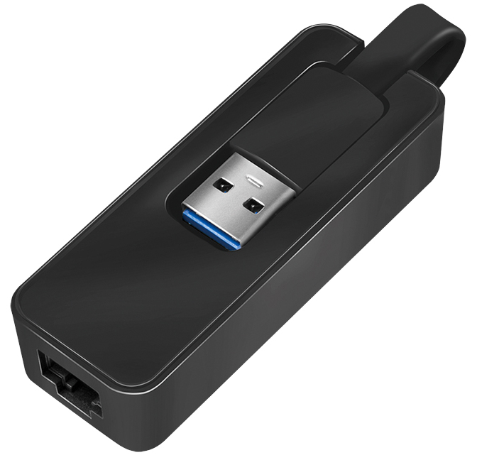 LogiLink USB 3.0 auf Gigabit Ethernet Adapter, schwarz LogiLink USB 3.0 auf Gigabit Ethernet Adapter, schwarz von Logilink