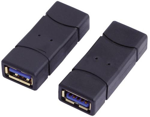 LogiLink USB 3.2 Gen 1 (USB 3.0) Adapter [1x USB 3.2 Gen 1 Buchse A (USB 3.0) - 1x USB 3.2 Gen 1 Buc von Logilink