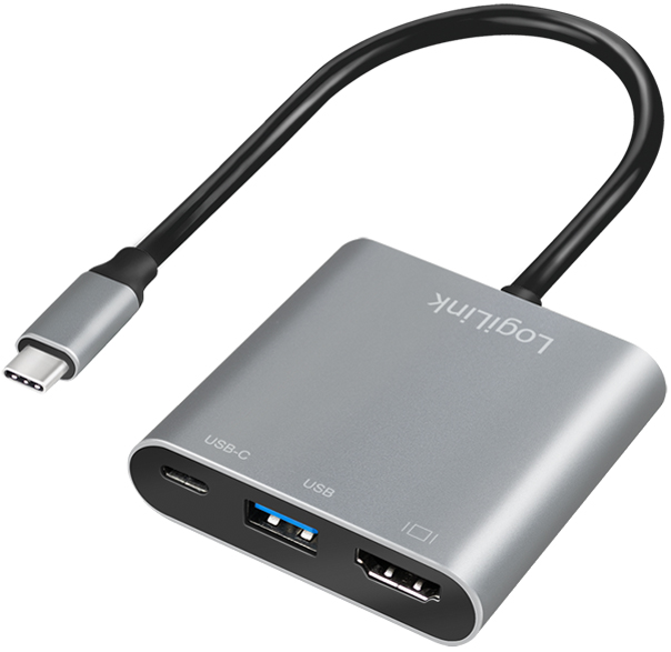 LogiLink USB 3.2 Gen 1 Adapterkabel, grau/schwarz von Logilink