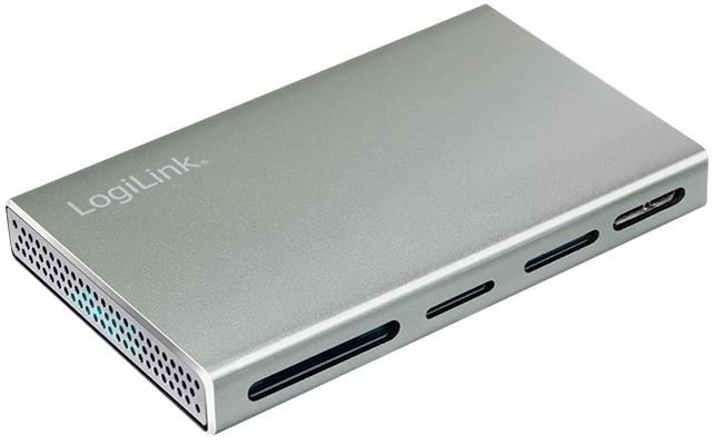 LogiLink USB 3.2 Gen1 Card Reader, 5-in-1, Aluminiumgehäuse von Logilink