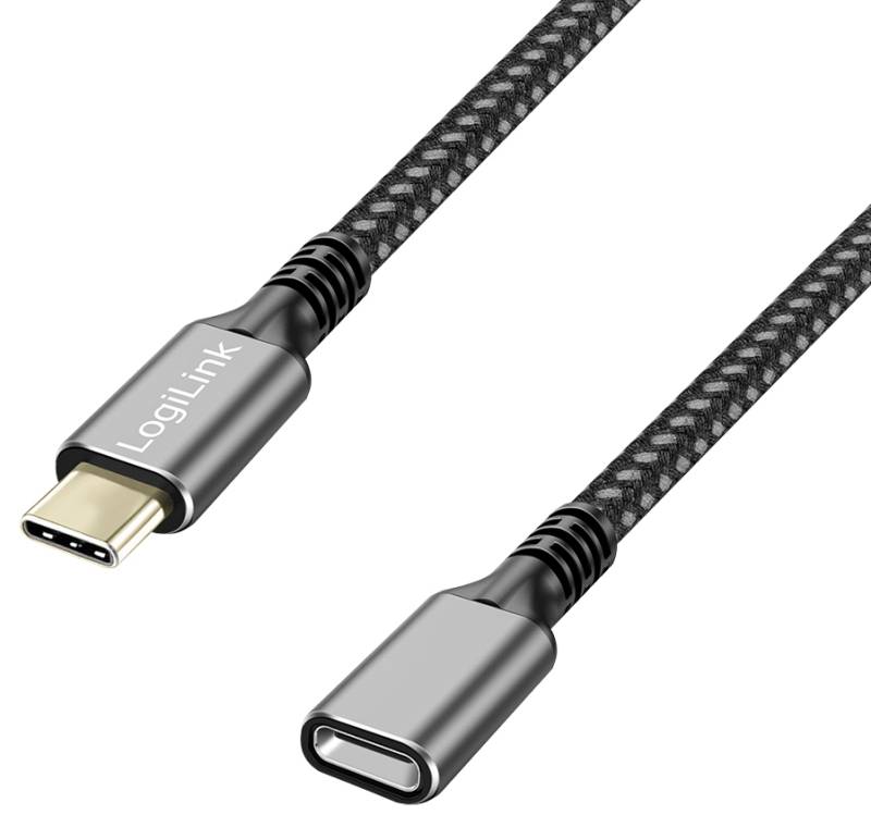 LogiLink USB 3.2 Gen1 Verlängerungskabel, Alu-Gehäuse, 2,0 m von Logilink