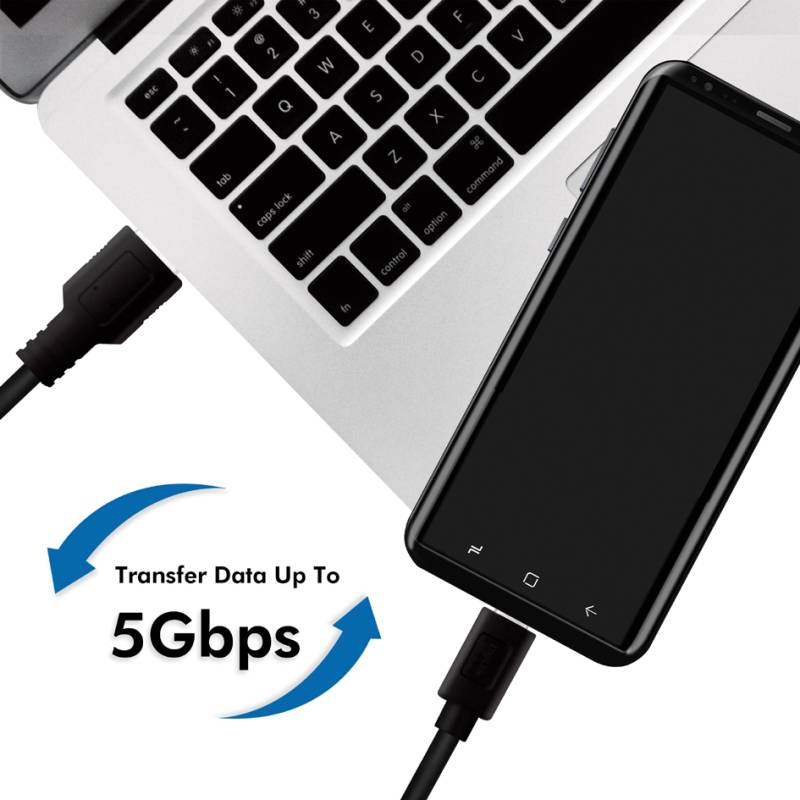 LogiLink USB 3.2 Kabel, USB-A - USB-C Stecker, 0,5 m, weiß von Logilink