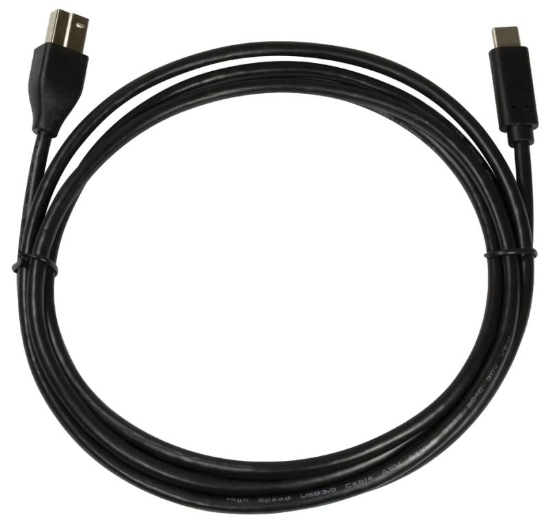 LogiLink USB 3.2 Kabel, USB-C - USB-B Stecker, 2,0 m,schwarz von Logilink