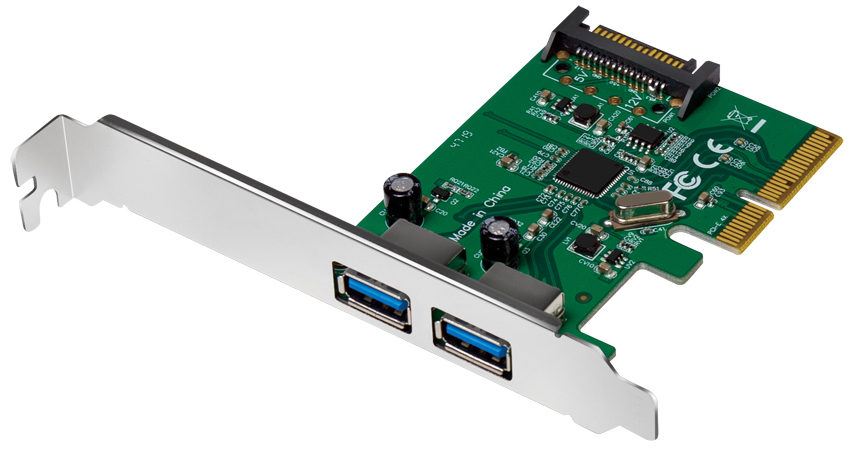 LogiLink USB 3.2 PCI-Express Karte, 2 Port, 10 GBit/Sek. von Logilink