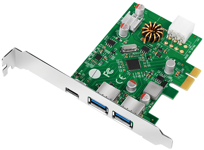 LogiLink USB 3.2 PCI-Express Karte, 3 Port, 5 GBit/Sek. von Logilink