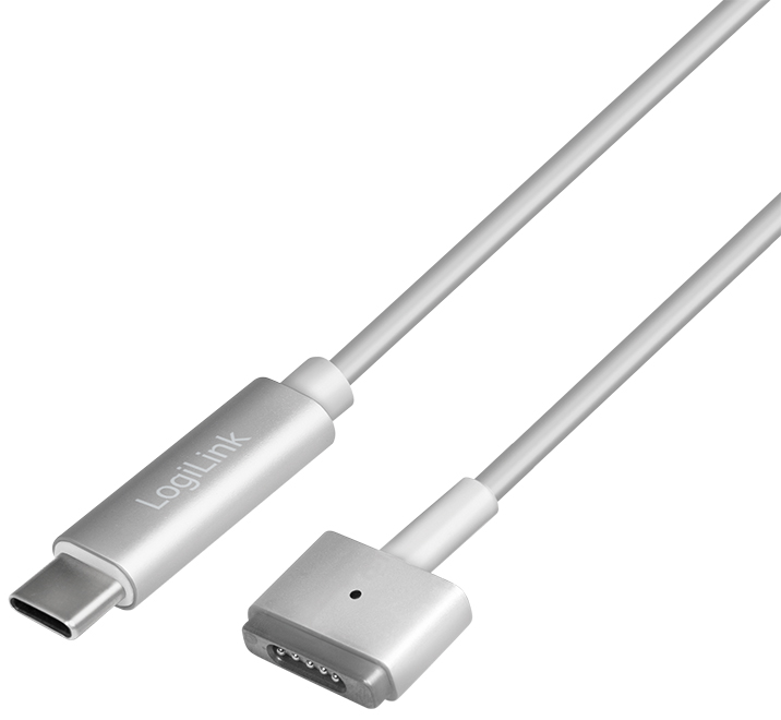 LogiLink USB-C - Apple MagSafe 2 Ladekabel, silber von Logilink