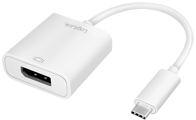 LogiLink USB-C - DisplayPort Adapterkabel, weiß von Logilink