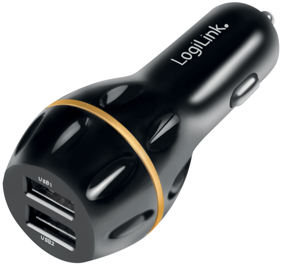 LogiLink USB-KFZ-Ladegerät, 2-fach von Logilink