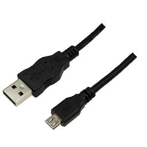 Logilink USB Kabel A -> Micro B Stecker 2.0 1,80m schwarz Logilink USB Kabel A -> Micro B Stecker 2.0 1,80m schwarz von Logilink