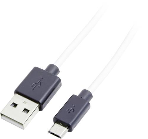 LogiLink USB-Kabel USB 2.0 USB-A Stecker, USB-Micro-B Stecker 1.80m Schwarz von Logilink