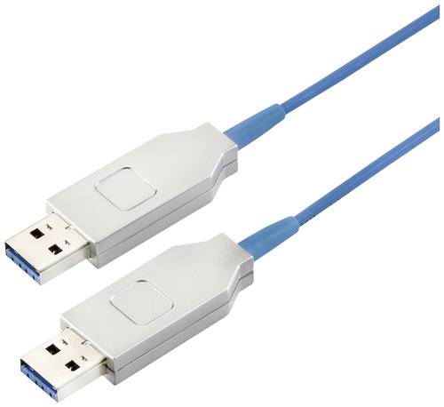 LogiLink USB-Kabel USB 3.2 Gen1 (USB 3.0 / USB 3.1 Gen1) USB-A Stecker, USB-A Stecker 10.00m Blau Ak von Logilink