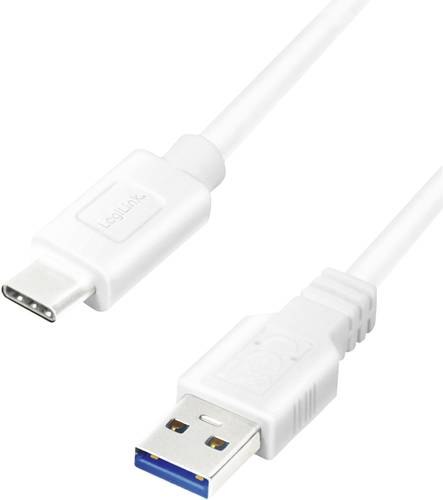 LogiLink USB-Kabel USB 3.2 Gen1 (USB 3.0 / USB 3.1 Gen1) USB-A Stecker, USB-C® Stecker 1.50m CU0175 von Logilink