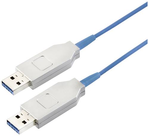 LogiLink USB-Kabel USB-A Stecker, USB-A Stecker 20.00m Aktiv mit Signalverstärkung CU0102 von Logilink