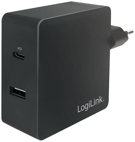 LogiLink USB-Ladegerät 65W Innenbereich, Steckdose Ausgangsstrom (max.) 3000mA Anzahl Ausgänge: 2 von Logilink