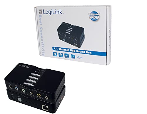 LogiLink UA-0099 USB Sound Box 7.1 (externe Soundkarte) von Logilink
