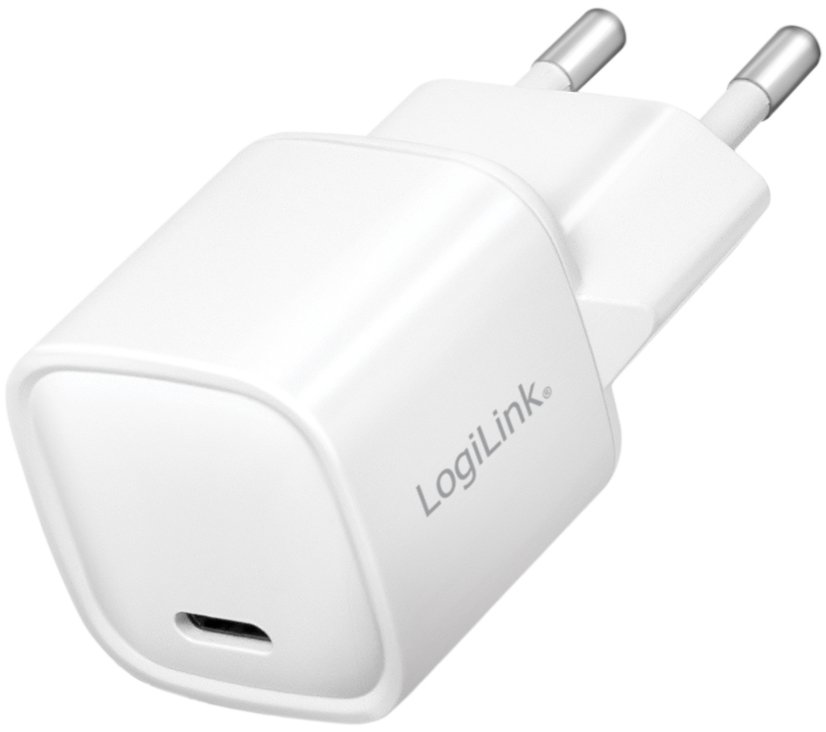 LogiLink USB-Steckdosenadapter, 1x USB-C PD, weiß, 20 Watt von Logilink