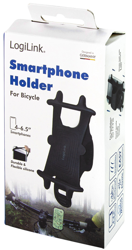 LogiLink Universal-Fahrrad-Smartphonehalterung, schwarz von Logilink