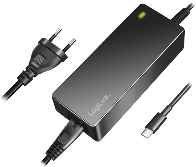 LogiLink Universal Netzteil für Notebooks, 65 Watt, schwarz von Logilink