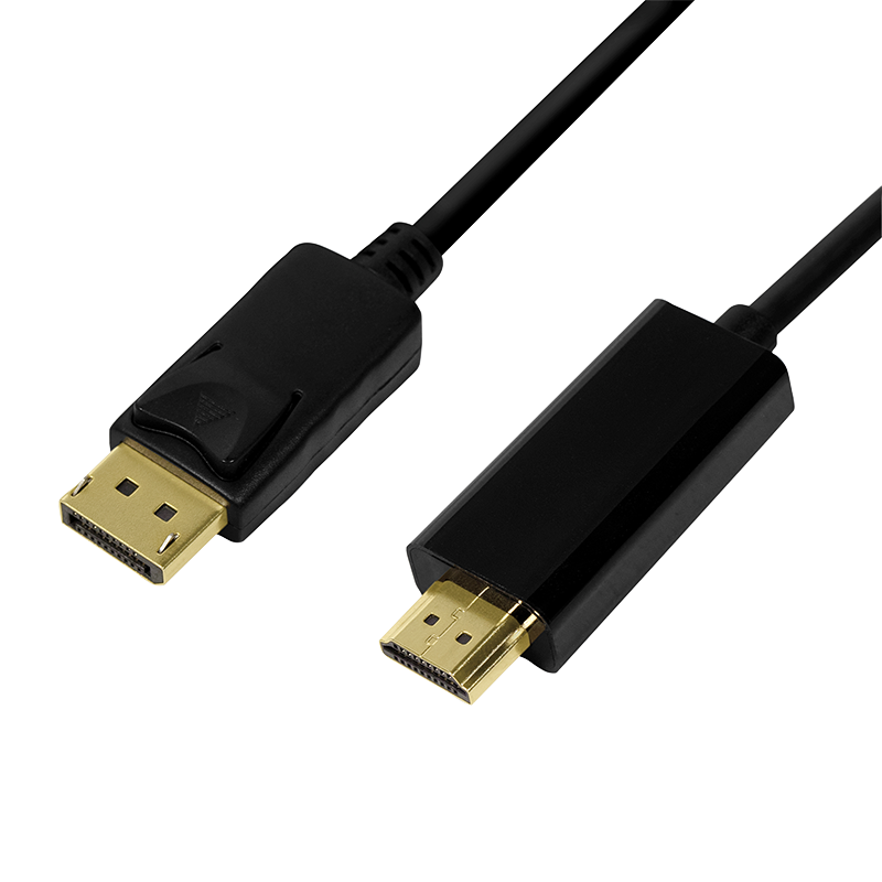 LogiLink - Videokabel - DisplayPort / HDMI - DisplayPort (M) bis HDMI (M) - 3 m - Schwarz - 4K Unterstützung von Logilink