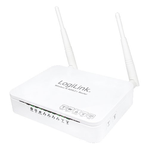 LogiLink WL0131 – Router (10, 100 Mbit/Sek, 10/100Base-T (X), 802.11b, 802.11 g, 802.11 N, 300 Mbit/s, ADSL (RJ-11), ADSL2 +) weiß von Logilink