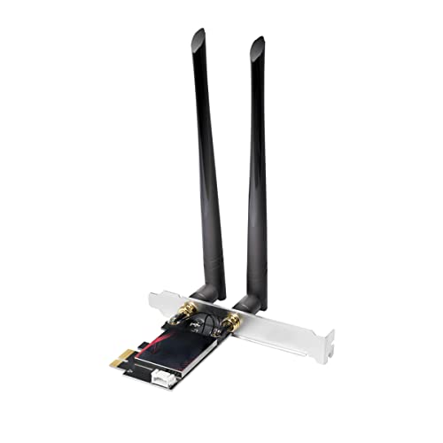 LogiLink WL0248 - PCI Express Karte neuste Generation mit WLAN (5GHz/6GHz/2,4GHz) & BT v 5.2 von Logilink