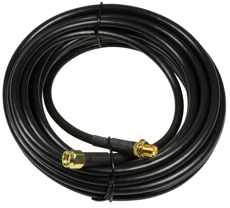 LogiLink WLAN Innenantennen Verlängerungskabel, 5 m, schwarz von Logilink