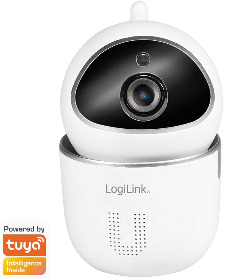 LogiLink Wi-Fi Smart IP-Kamera, Tuya kompatibel, weiß von Logilink