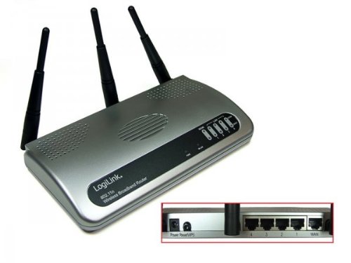 LogiLink Wireless LAN Broadband Router 300 MBit 802.11n von Logilink