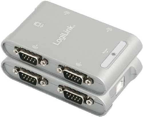 Logilink AU0032 USB Adapter, USB zu 4X Serial von Logilink