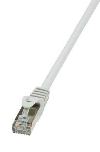 Logilink CP1012S CAT5e F/UTP Patch Kabel AWG26 grau 0,25m von Logilink