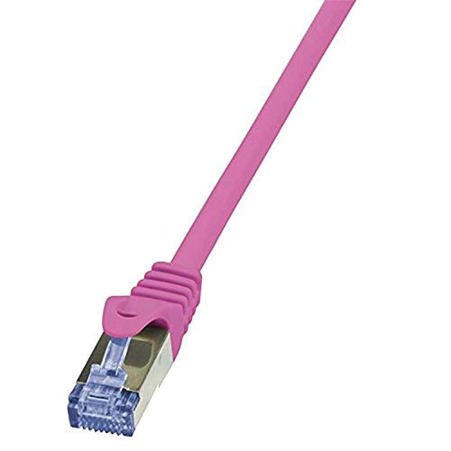 Logilink CQ3049S CAT6A S/FTP Patch Kabel PrimeLine AWG26 PIMF LSZH pink 1,50m von Logilink