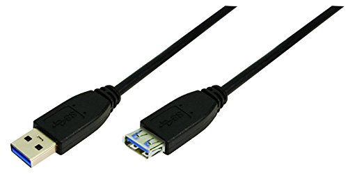 Logilink CU0041 USB Kabel, USB 3.0, AM zu AF, schwarz, 1,00 m Logilink CU0041 USB Kabel, USB 3.0, AM zu AF, schwarz, 1,00 m von Logilink