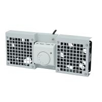 Logilink Canovate - Dachträger-Lüftereinschub (220 - 240 V) mit Thermostat (2 Ventilatoren) - Hellgrau, RAL 7035 (FAW102G) von Logilink