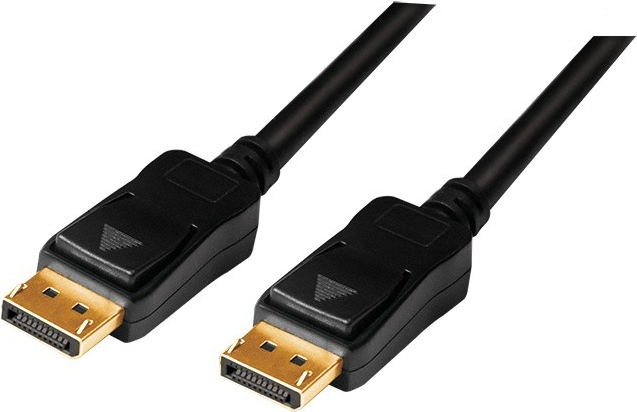 Logilink - DisplayPort-Kabel - DisplayPort (M) bis DisplayPort (M) - 15 m - Schwarz - 4K Unterstützung, aktiv (CV0113) von Logilink