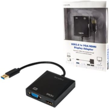 Logilink - Externer Videoadapter - SuperSpeed USB 3.0 - D-Sub, HDMI (UA0234) von Logilink