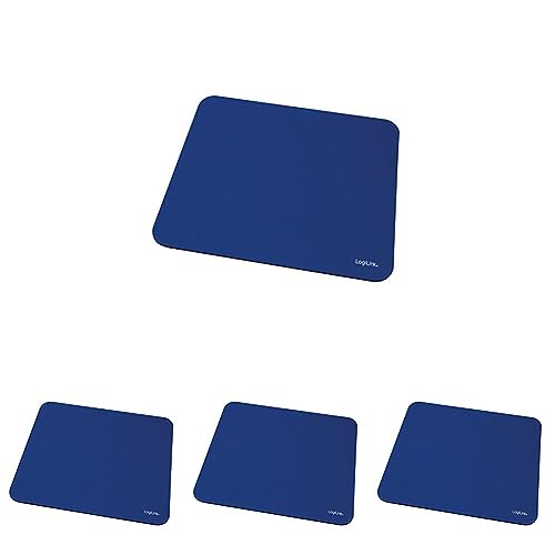 Logilink ID0118 Gaming Mauspad, blau (230 x 204,5 x 4 mm) (Packung mit 4) von Logilink
