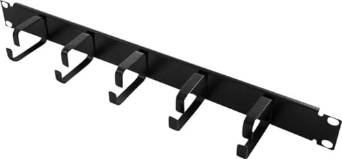 Logilink Kabelführungspanel 19" 1HE, 5 Metallringe, Schwarz Logilink Kabelführungspanel 19" 1HE, 5 Metallringe, Schwarz von Logilink